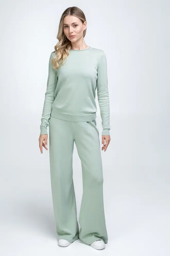 Knitted jumper FREYJA CTN 4426/230 (mint)