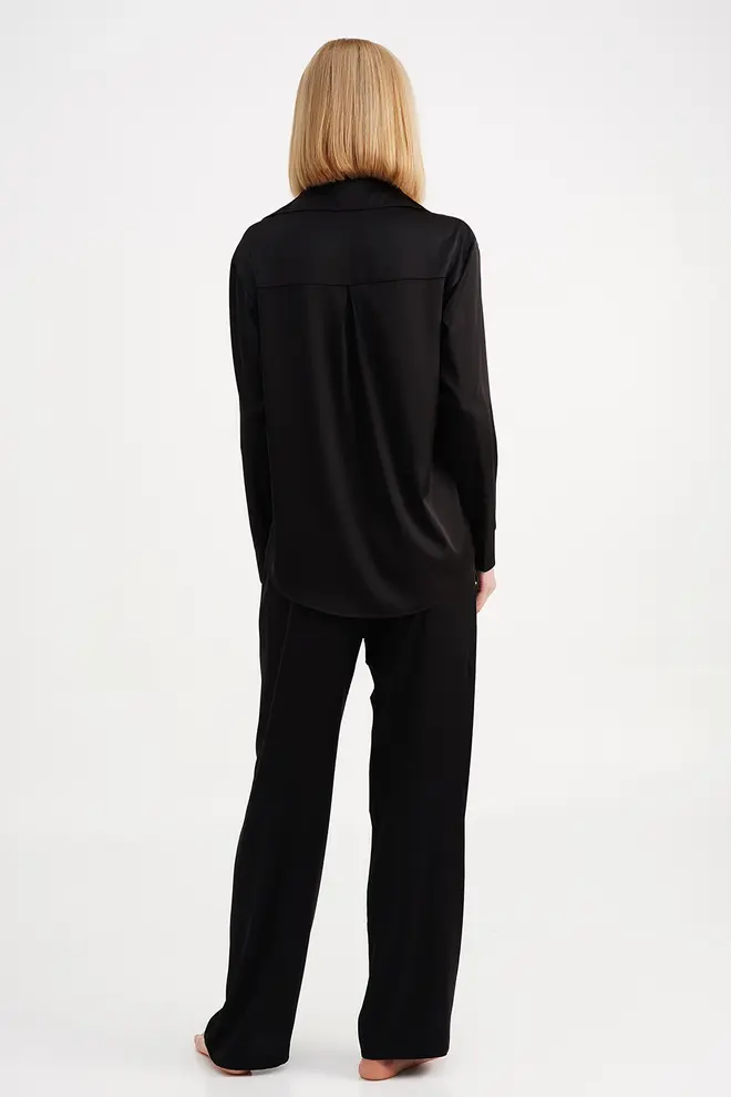 Kunstseidenpyjama HELENA 5508/050 (black)