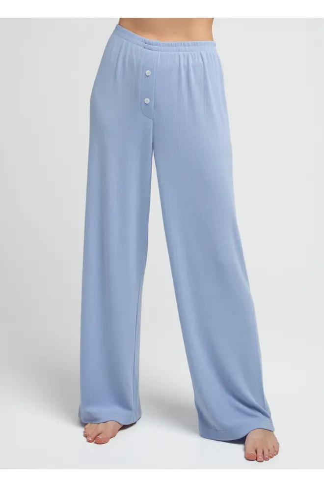 Pyjama in Ajour Knit MALLOW 5346/310 in Cornflower Blue