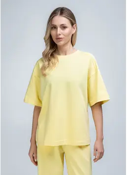 Oversized T-shirt STREET STYLE 4827/180 (lemon zest)