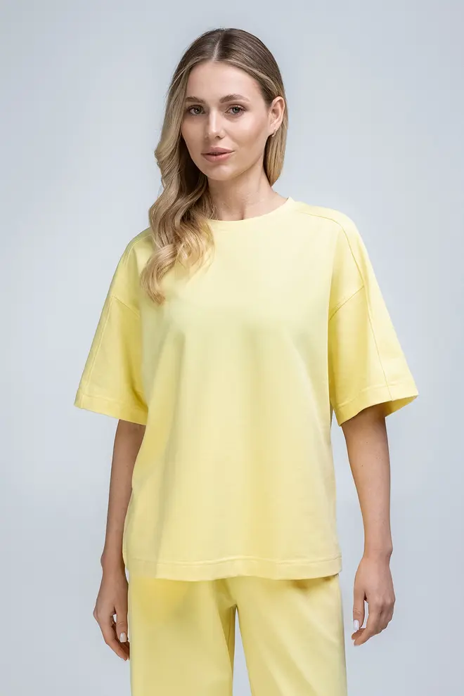 Oversized T-shirt STREET STYLE 4827/180 (lemon zest)