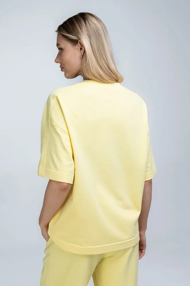 Oversized T-shirt STREET STYLE 4827/180 (lemon zest)