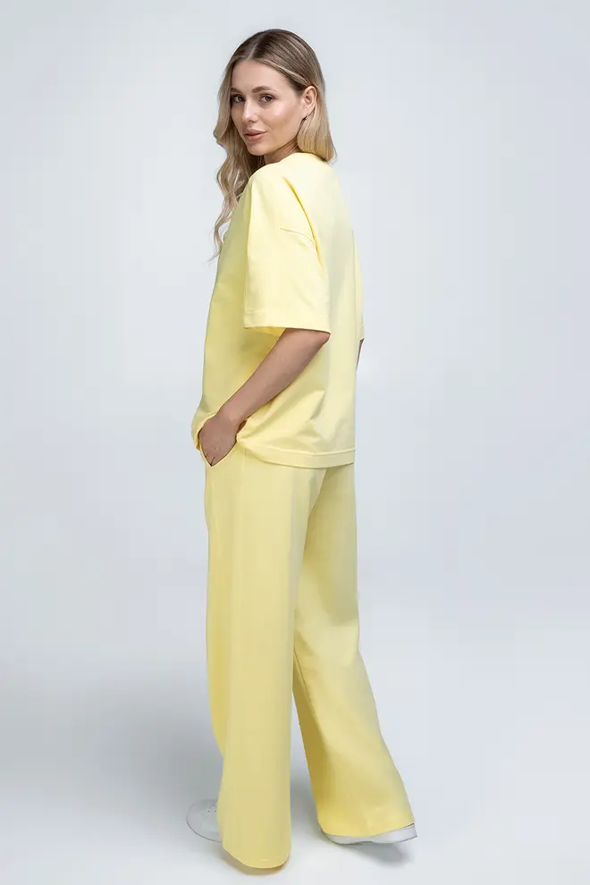 Oversized T-shirt STREET STYLE 4827/180 (lemon zest)