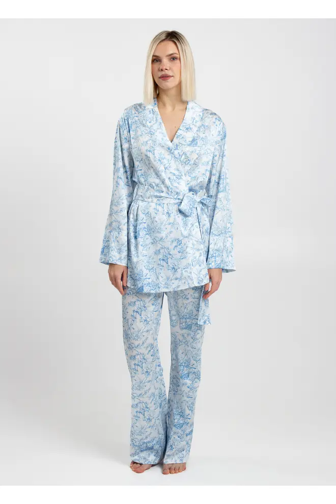 Silk Pyjama TOILE SILK 5512/050 (Light Blue)