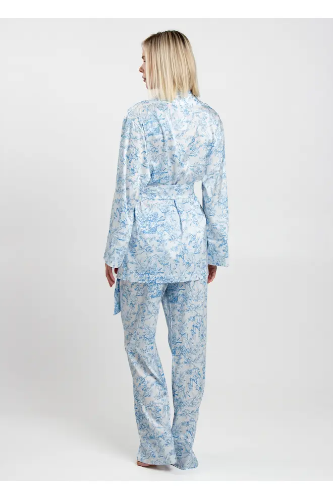 Silk Pyjama TOILE SILK 5512/050 (Light Blue)