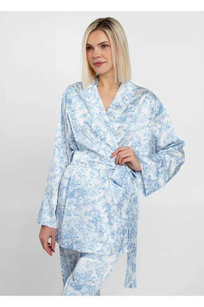 Silk Pyjama TOILE SILK 5512/050 (Light Blue)