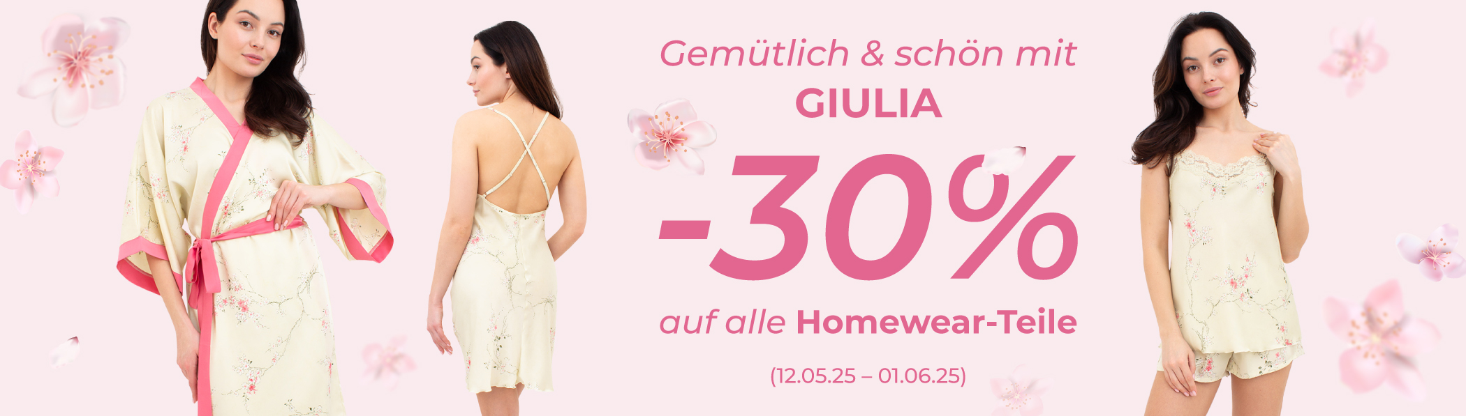 Homewear – 30 % Rabatt