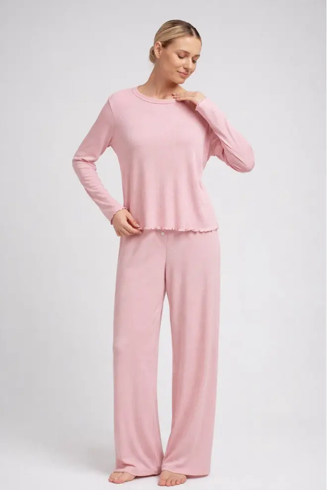 Pyjama in Ajour Knit MALLOW 5346/310 (pink) Pyjama in Ajour Knit MALLOW 5346/310 (pink)