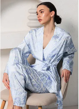 Silk Pyjama TOILE SILK 5512/050 (Light Blue)