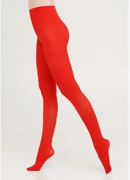 Warme Mikrofaser-Strumpfhosen BLUES 3D 70 den (aurora red)