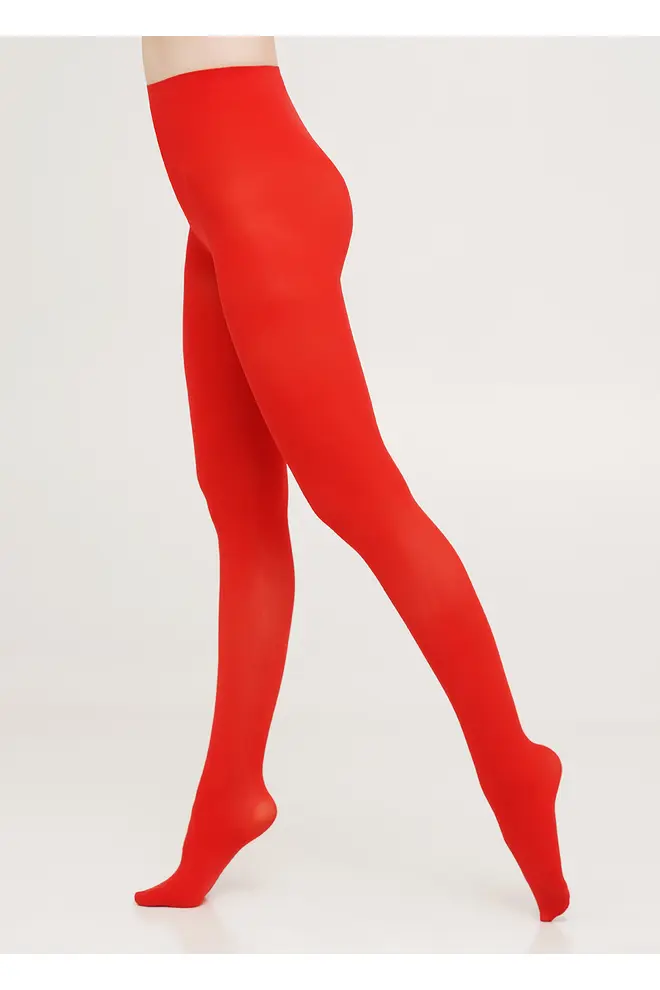 Warme Mikrofaser-Strumpfhosen BLUES 3D 70 den (aurora red)