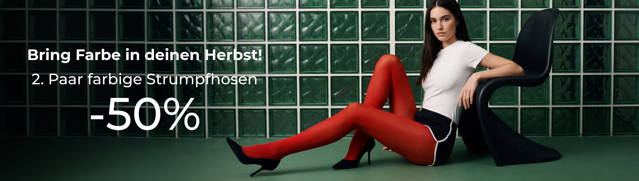     2. Paar farbige Strumpfhosen −50%