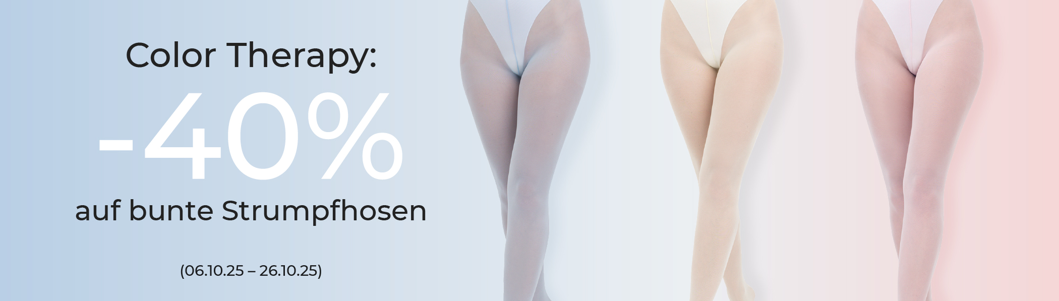 Color Therapy: –40 % auf bunte Strumpfhosen