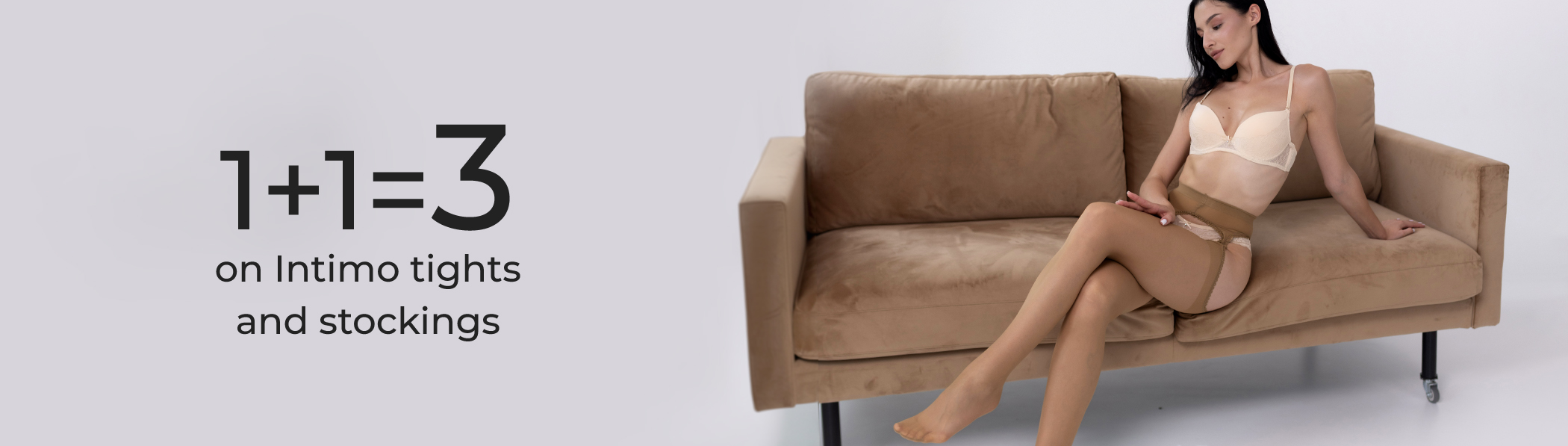 1+1=3 on Intimo tights and stockings