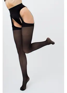 Tights with stocking imitation LOVE NET 40 (1) (nero) Tights with stocking imitation LOVE NET 40 (1) (nero)