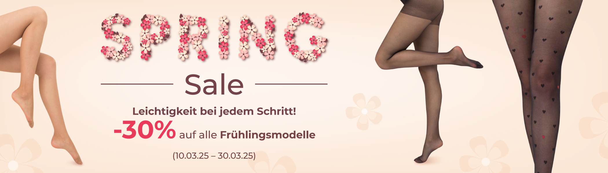 -30 % auf alle Frühlingsmodelle