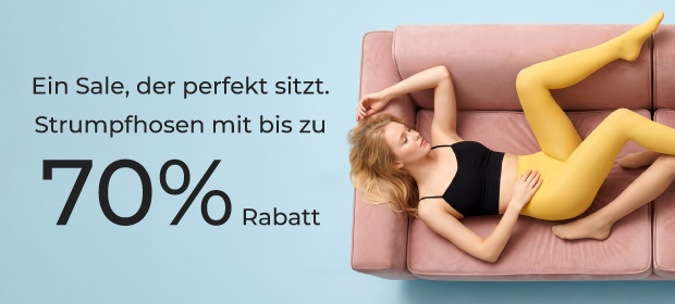 Sale, der perfekt sitzt. Strumpfhosen mit bis zu -70% Rabatt