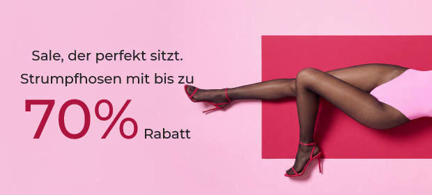 A sale that fits beautifully. Tights with up to 70% off