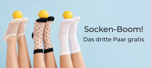 Sock Boom! Get the 3rd pair free