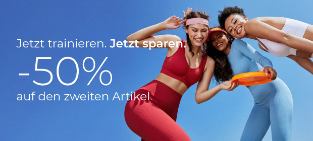–50 % auf den zweiten Sportartikel