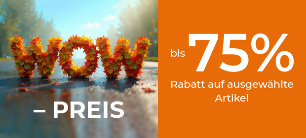 WOW Price: Up to -75%  on selected items!