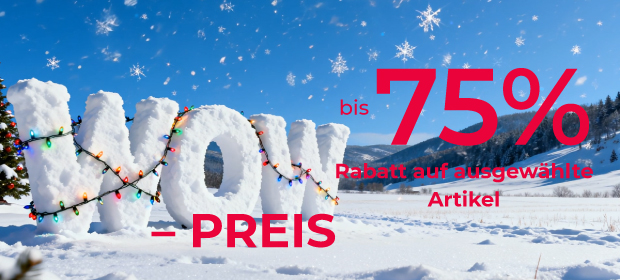 WOW-Preis: Bis -75 % auf ausgewählte Artikel
