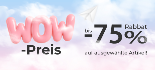 WOW Price: Up to -75%  on selected items!