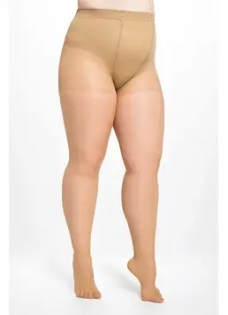 Klassische Plus-Size-Strumpfhosen MOLLY 20 den (daino)