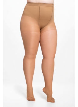 Klassische Plus-Size-Strumpfhosen MOLLY 40 den (caramel)