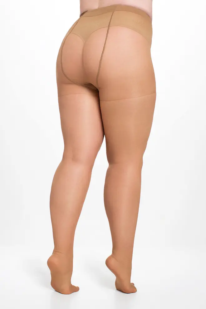 Klassische Plus-Size-Strumpfhosen MOLLY 40 den (caramel)