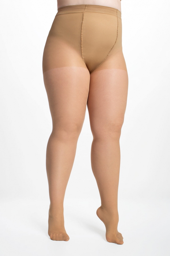 Klassische Plus-Size-Strumpfhosen MOLLY 40 den (daino)