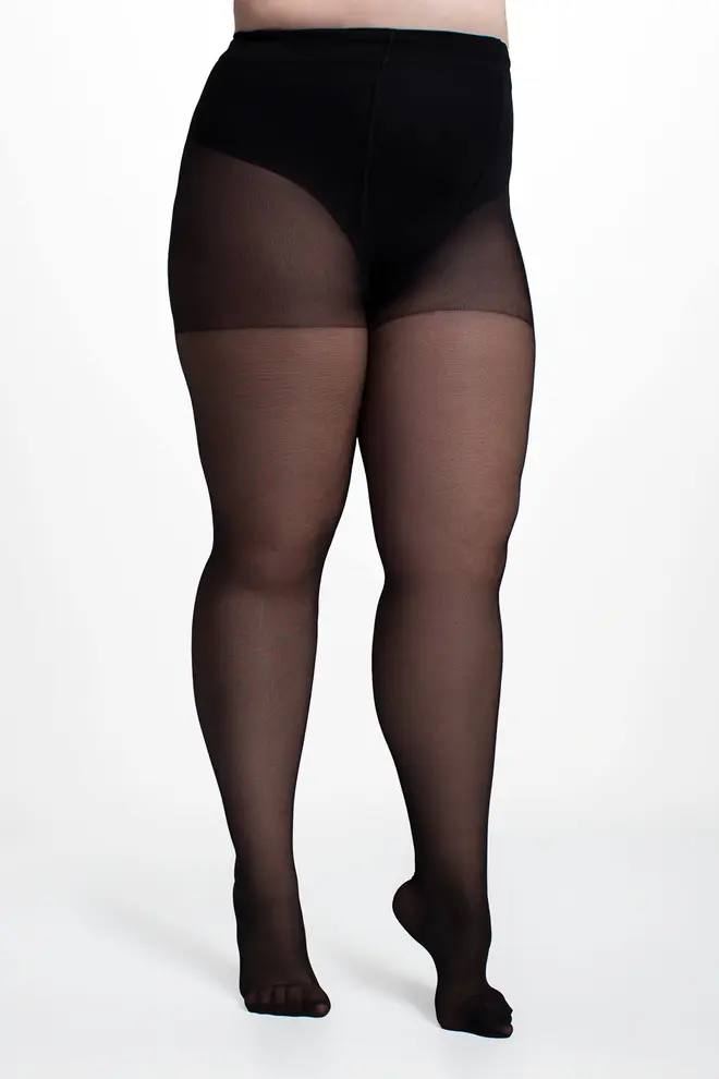 Classic plus-size tights MOLLY 40 den (nero)