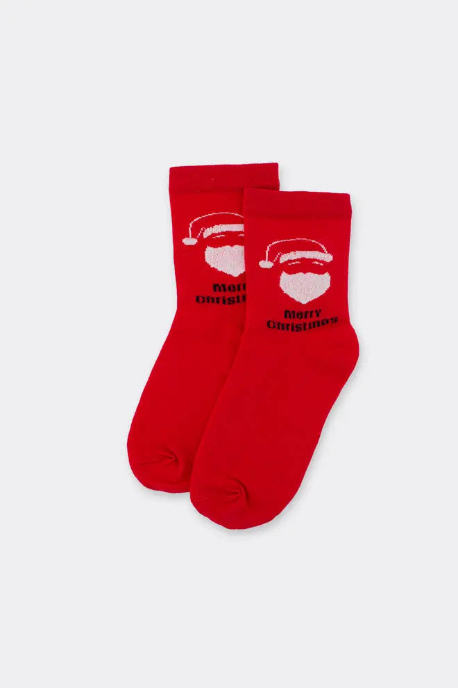 Weihnachtssocken WS3 NEW YEAR 2603 red