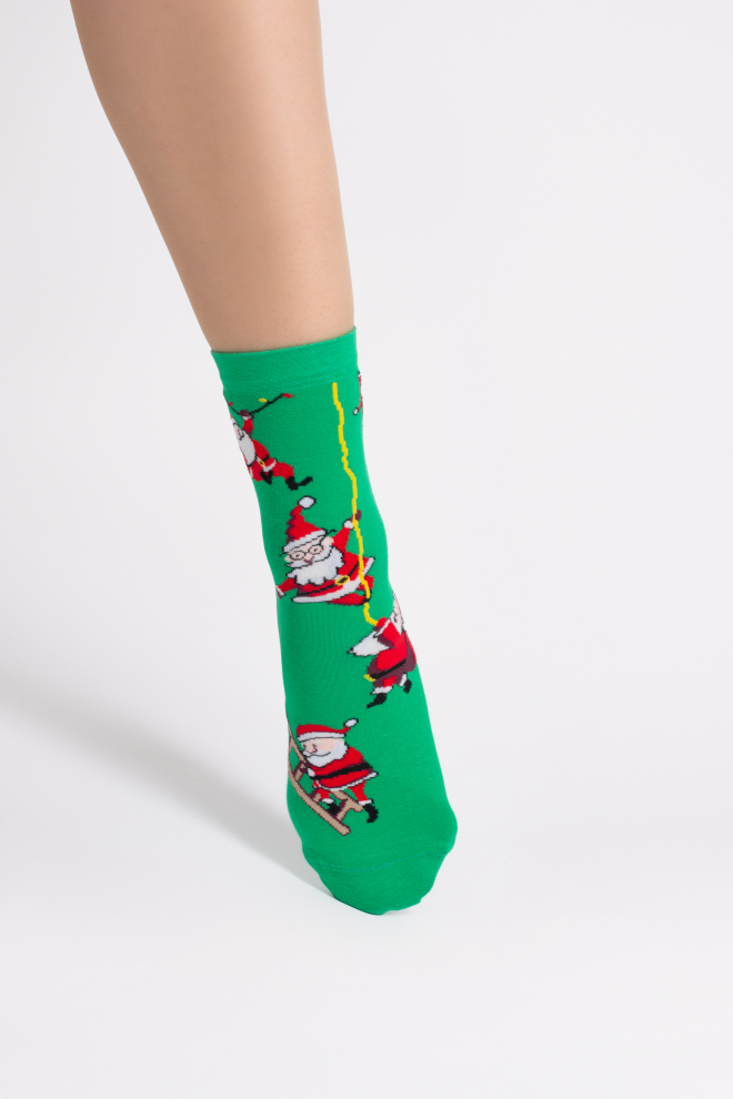 Damen-Klassiksocken WS3 NEW YEAR 2601 (green)