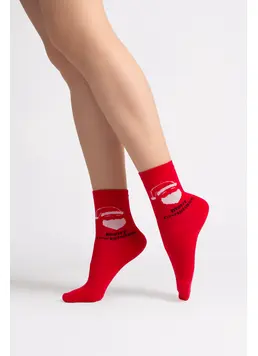 Weihnachtssocken WS3 NEW YEAR 2603 red