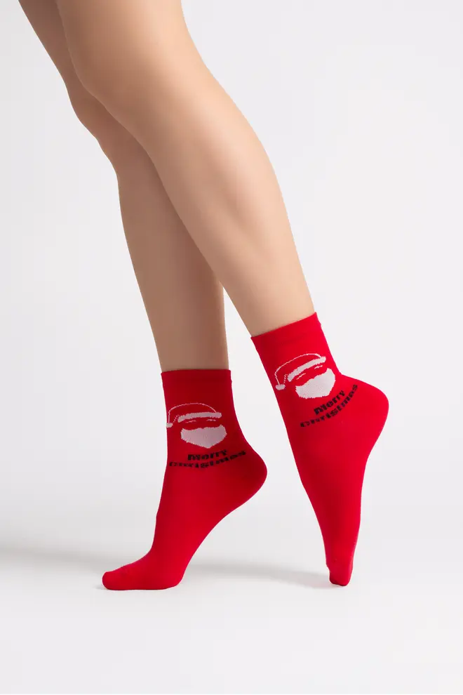 Weihnachtssocken WS3 NEW YEAR 2603 red