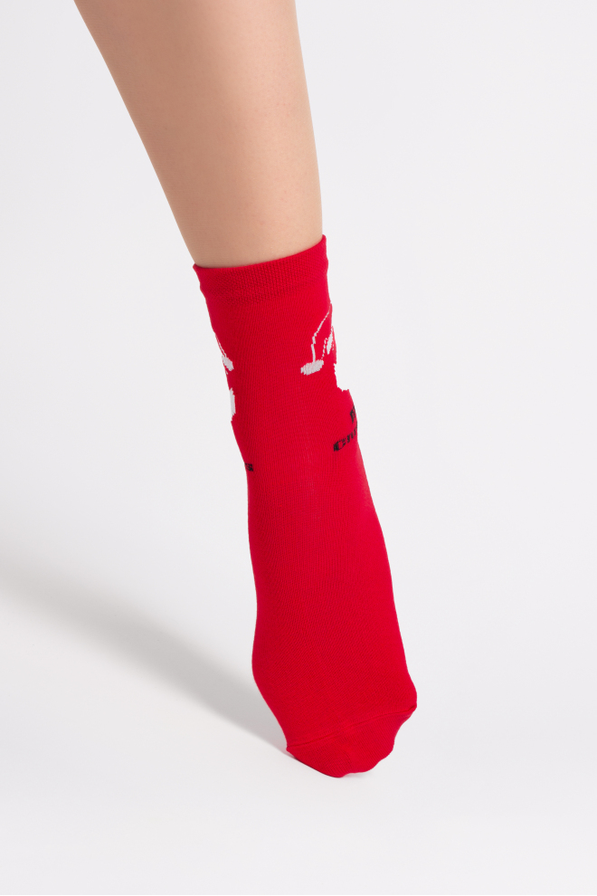 Weihnachtssocken WS3 NEW YEAR 2603 red