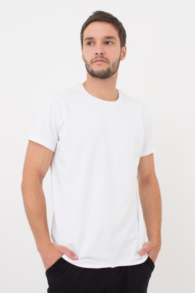 Cotton T-shirt G-MAN 4601/010 (white) Cotton T-shirt G-MAN 4601/010 (white)