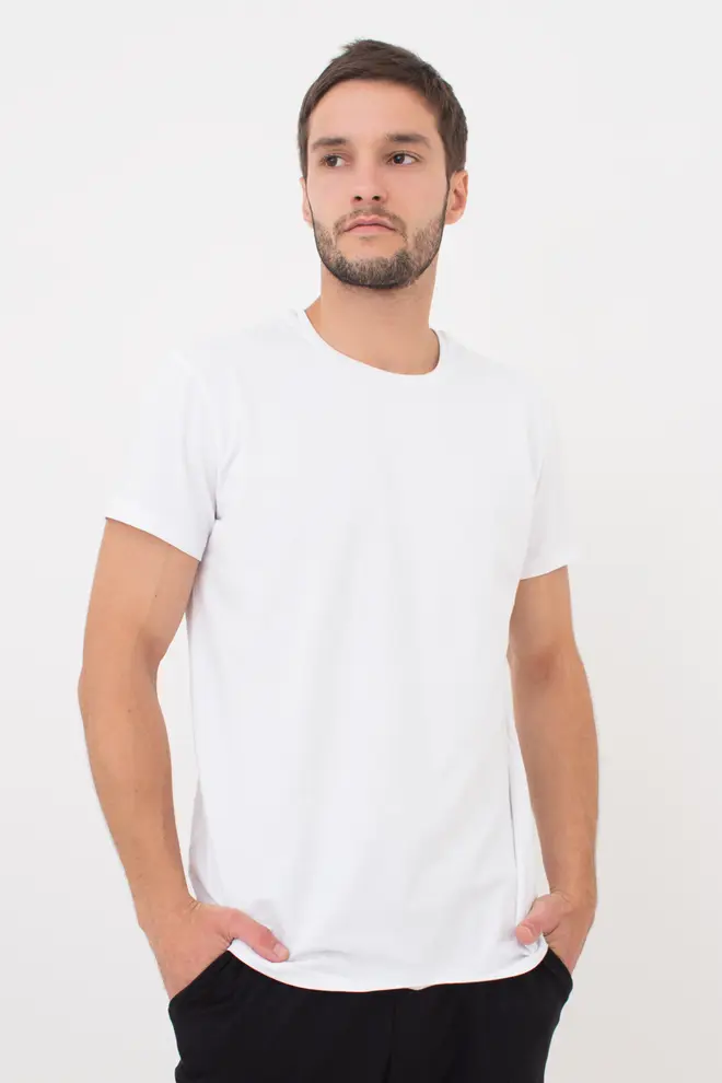 Baumwolle-T-Shirt G-MAN 4601/010 (white)