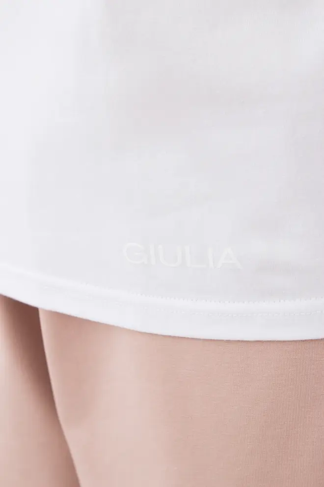 Women’s Cotton T-Shirt GIULIA CLASSIC 4802/010 (white)
