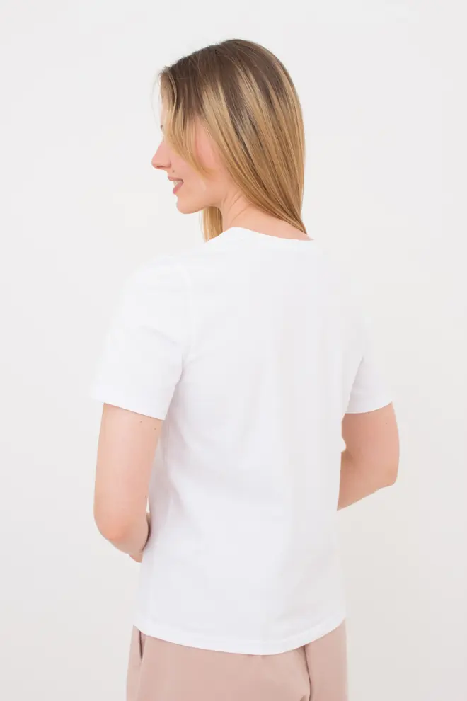 Women’s Cotton T-Shirt GIULIA CLASSIC 4802/010 (white)