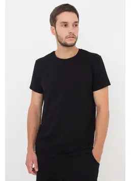 Cotton T-shirt G-MAN 4601/010 (black) Cotton T-shirt G-MAN 4601/010 (black)