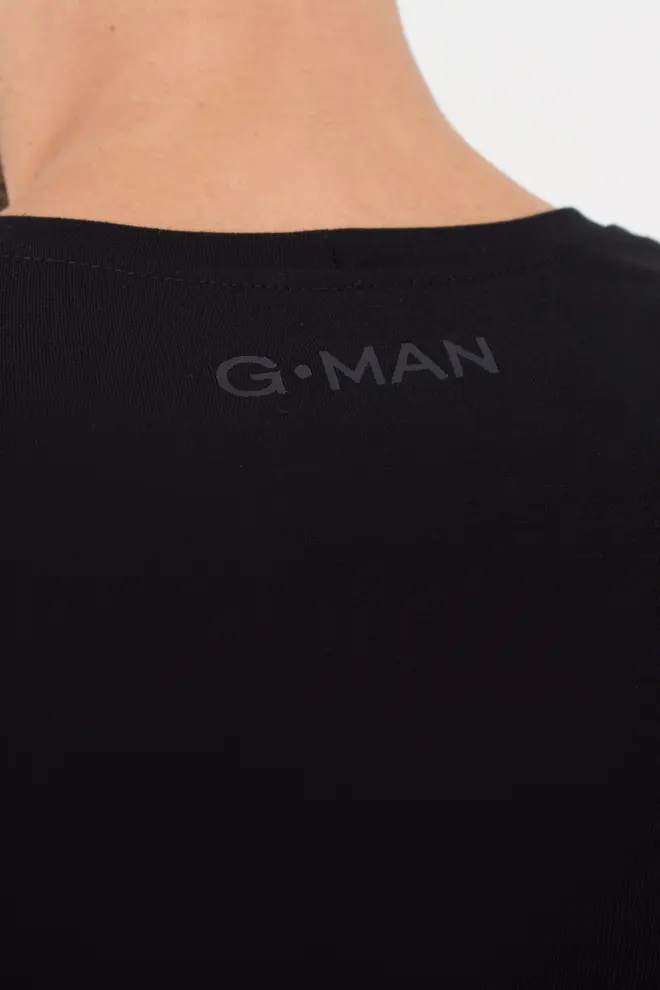 Baumwolle-T-Shirt G-MAN 4601/010 (black)