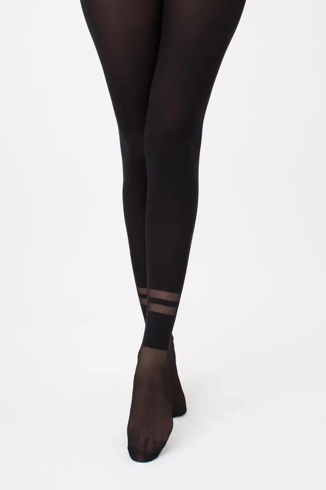 Strumpfhose mit geometrischem Muster Alike 40 (1) (nero)