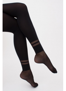 Strumpfhose mit geometrischem Muster Alike 40 (1) (nero)