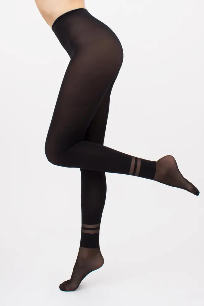 Strumpfhose mit geometrischem Muster Alike 40 (1) (nero)