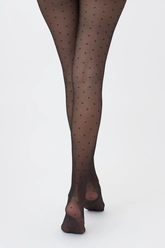 Strumpfhose mit kleinen Tupfen AMALIA 20 (1) (nero)