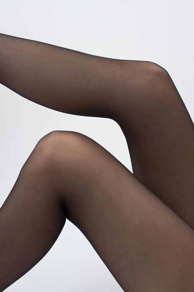 Tights with lace panties BIKINI 20 den (nero)