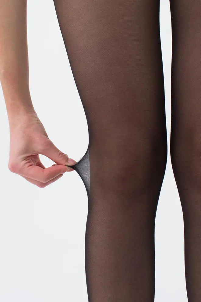 Tights with lace panties BIKINI 20 den (nero)