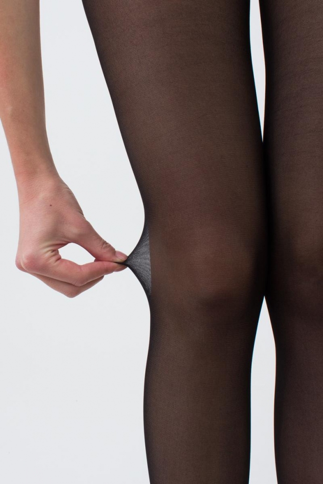 Tights with lace panties BIKINI 40 den (nero)